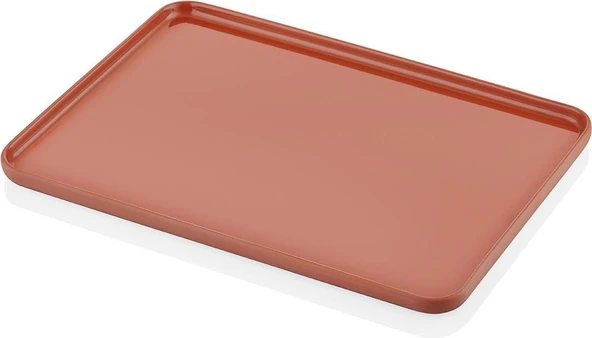 The Mia Cotta Limoges Servis Tabağı Terracota 28X20 cm