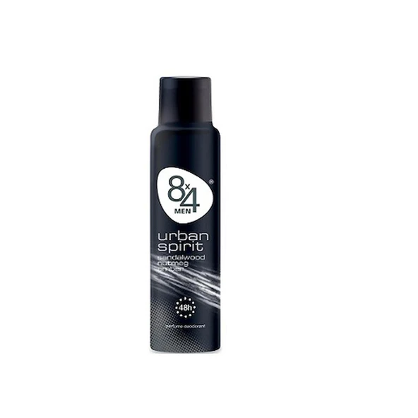 8X4 DEO MEN-150ML- URBAN SPRIT
