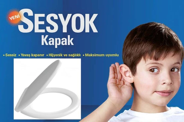Geseus Acore Kelebek Amortisörlü Yavaş Kapanır Oval  Klozet Kapağı-968 - 3