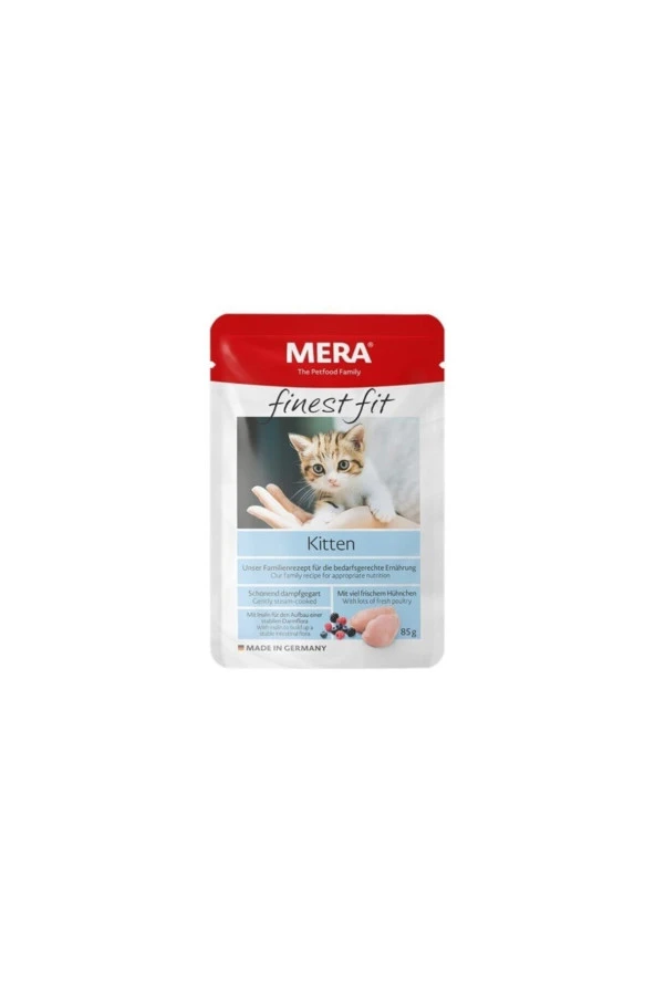 Mera Finest Fit Kitten Pouch Yavru Kedi Konservesi 85 gr