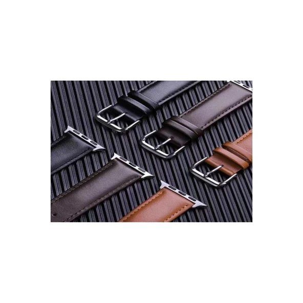 Cda Store Apple Watc 42-44-45-49 mm Uyumlu NL26 Deri Kordon - 7