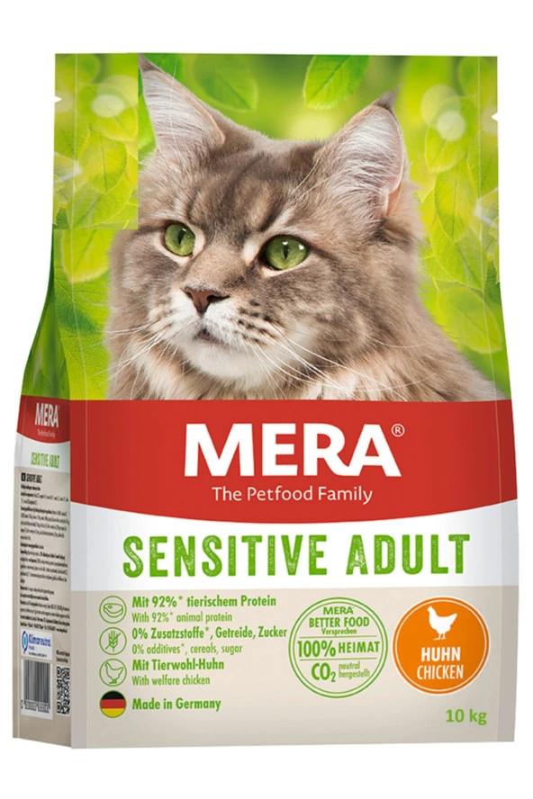 Sensitive Adult Hassas Kediler Için Tavuklu Yetişkin Kedi Maması 10 Kg ürün görseli 1