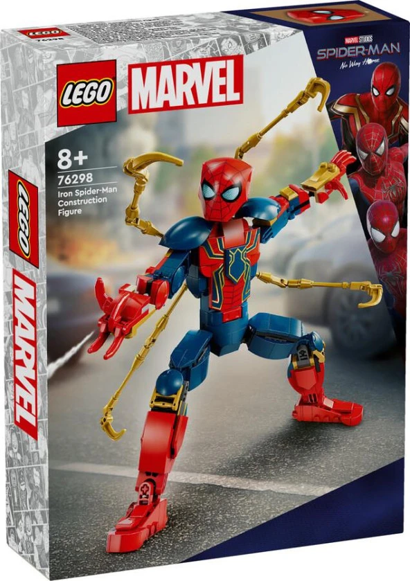 LEGO Super Heroes 76298 Iron Spider-Man Construction Figure