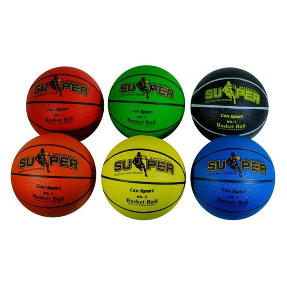 Basketbol Topu No:3 Renkli