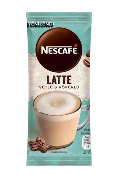 Nescafe Latte Çözünür Kahve 14.5G X 24 Lü