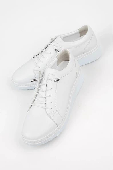 Venüs 23150003Y Kadın Hakiki Deri Lastik Bağ Sneaker Ayakkabı - 4