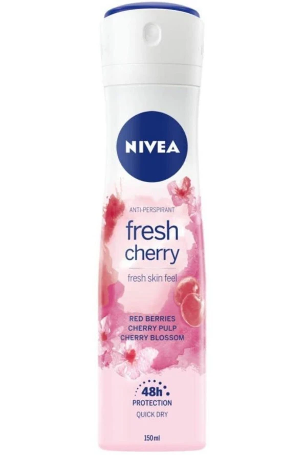 Nivea Fresh Cherry Kadın Sprey Deodorant 150 Ml