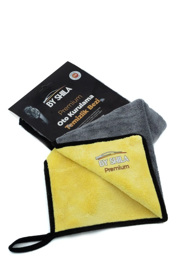 Shila Premium Oto Kurulama Temizlik Bezi Ultra Kalın Mikrofiber Oto Araba Yıkama Kurulama Havlusu - 3