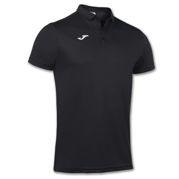 Joma Polo Yaka Düz Siyah Erkek T-shirt 100437.100