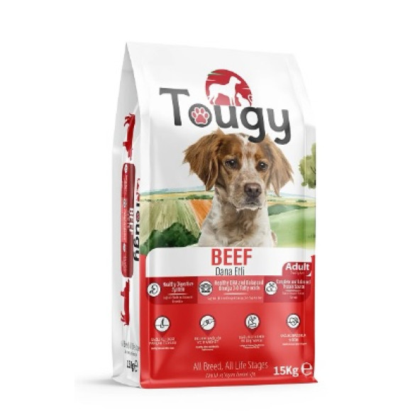 Tougy Biftekli Köpek Maması 15 Kg