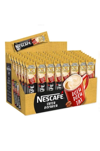 Nescafe 2si 1 Arada Sütlü Köpüklü Kahve 10G x 48Li