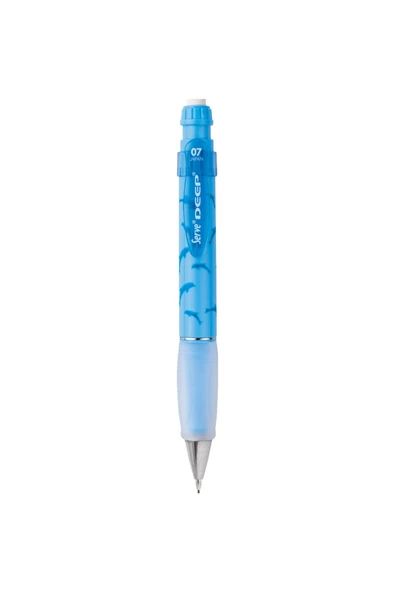 SERVE MEKANİK KURŞUN KALEM DOĞA DESEN PASTEL MAVİ 72 Lİ 0,7 - 2