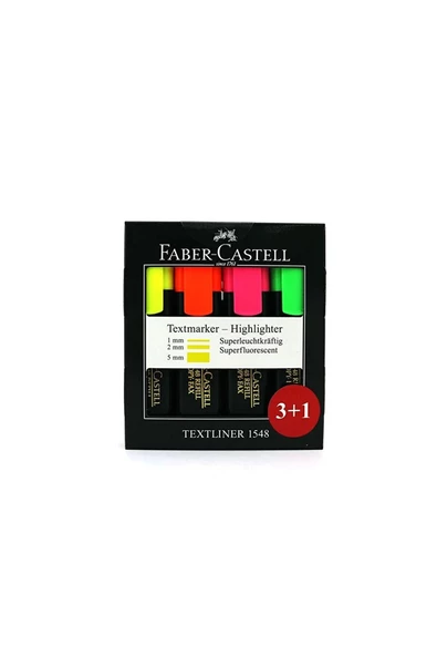 FABER-CASTELL TEXTLİNER 48 3+1