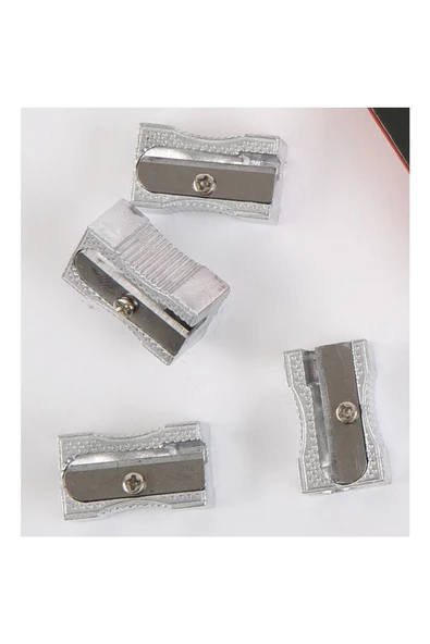 Metal Kalemtraş 2 Adet Metal Kalem Traş