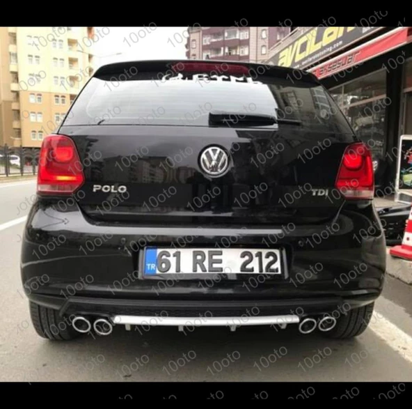 Vw Polo Difüzör Plastik 4 çıkış egzoz görünümlü Universal Lütfen Açıklamayı Okuyun - PL-10