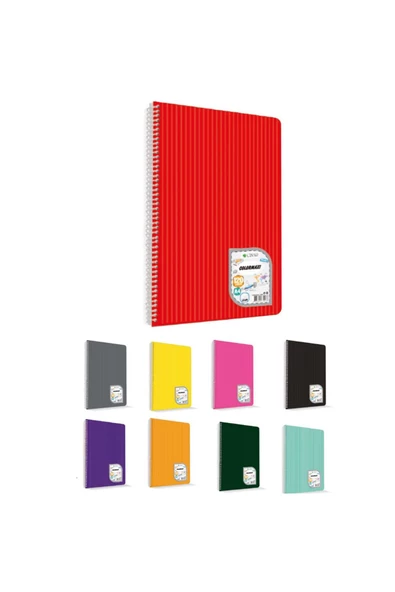 ÇINAR DEFTER A4 SP.PP KAPAK 72 YP.KARELİ