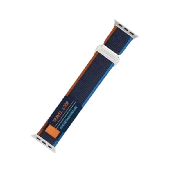 Cda Store Apple Watc 44-45-49 mm Uyumlu Alice Travel Loop Kumaş Kordon - 10