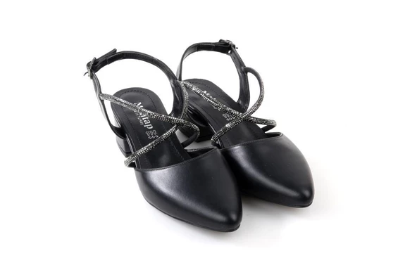 Papuçcity Mhtp 02717 3,5 Cm Topuklu Kadın Stiletto Ayakkabı - 4