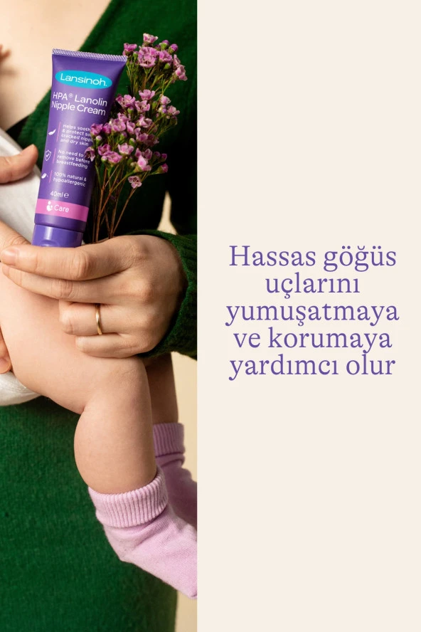 Lansinoh Göğüs Ucu Çatlak Kremi 40ml