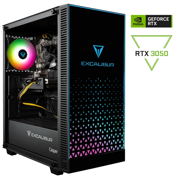 Casper Excalibur E65H.121F-BF50X-0FC Intel Core i3-12100F 16GB RAM 1TB NVME SSD RTX3050 Freedos