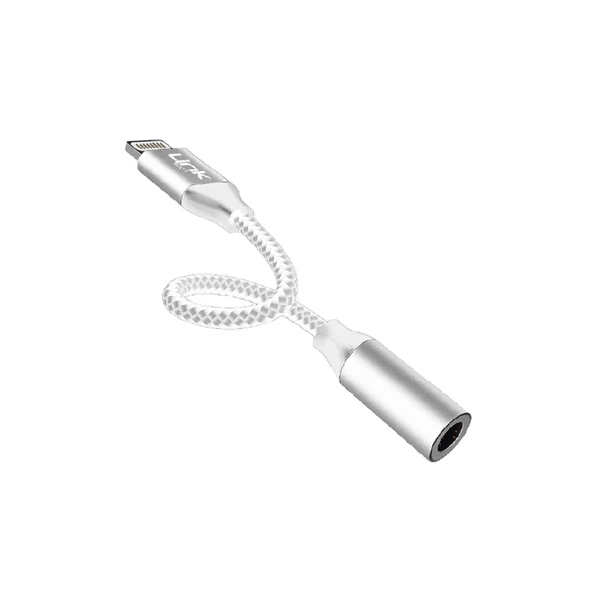 LinkTech A199 iPh Lightning - 3.5mm Tak-Çalıştır Kulaklık Kablosu - 2