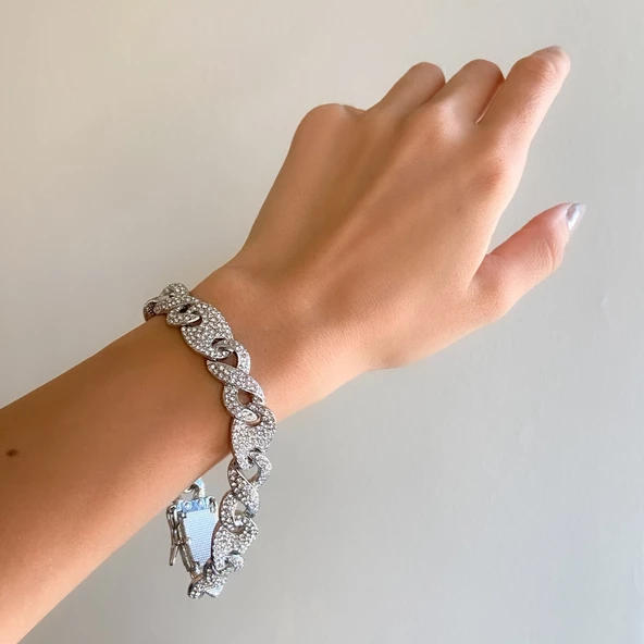 Su Yolu Bileklik Çelik Chain Model BLK-914 - 3