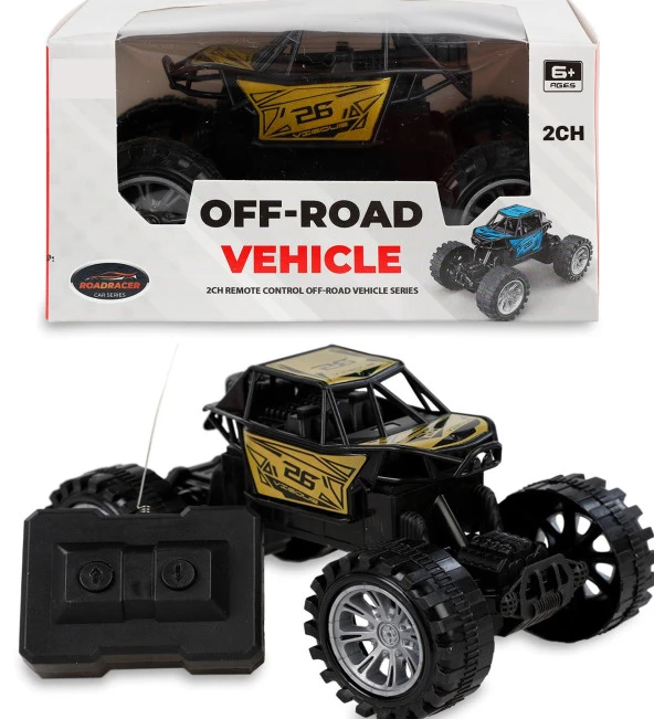 Rock Crawler Off-Road Metal Görünüm,Yarım Fonksiyonlu U/K Dağda, Çölde, Kayada Giden Buggy Jeep 1:22