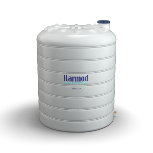 25 Ton Polietilen Dikey Su Deposu - Beyaz - 2