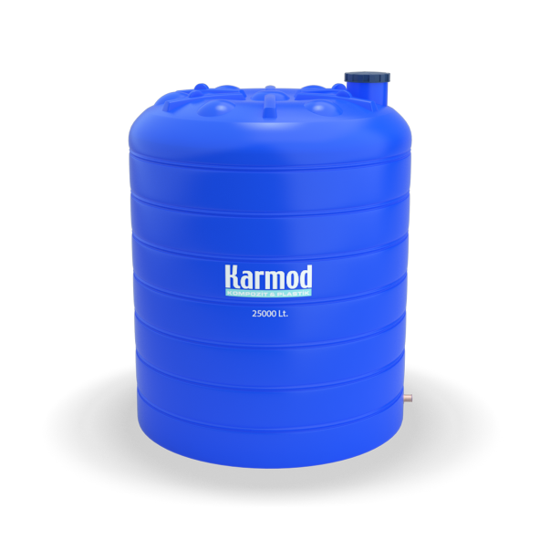 25 Ton Polietilen Dikey Su Deposu - Mavi - 2