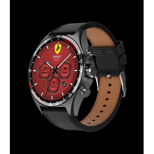 SK27 Business Amoled Ekran Metal / Deri / Silikon Kordonlu Watch 4 Pro Uyumlu Akıllı Saat - 4