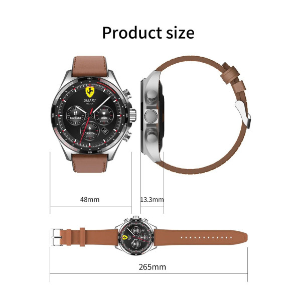 SK27 Business Amoled Ekran Metal / Deri / Silikon Kordonlu Watch 4 Pro Uyumlu Akıllı Saat - 9