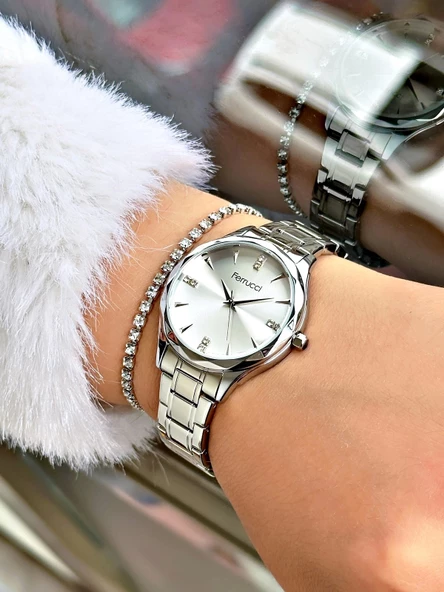 Ferrucci FC.14215M.01 Çelik Kordon Kadın Kol Saati ürün görseli