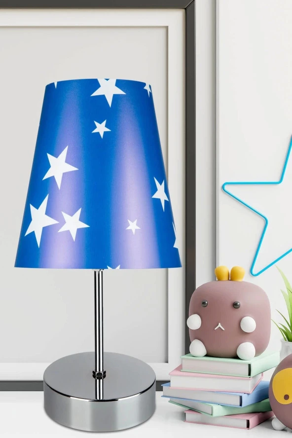 Estelya Yıldız Mavi Abajur - 3