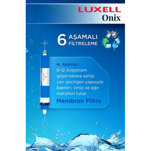 Luxell Lxs-P0 Onix Kompakt Pompasız Su Arıtma Cihazı - 3