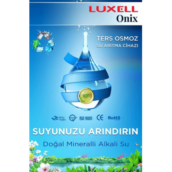 Luxell Lxs-P0 Onix Kompakt Pompasız Su Arıtma Cihazı - 6