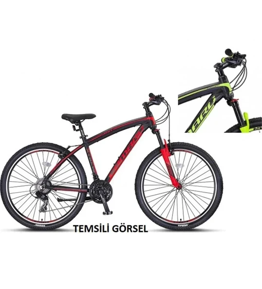 ÜMİT 2762 CAMARO M ERKEK DAĞ BİSİKLETİ 459H V 27.5 JANT 21 VİTES SİYAH LİME ürün görseli 1