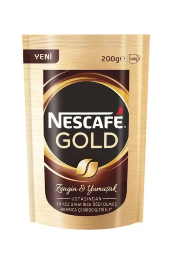 Nescafe Gold Çözünebilir Kahve Ekopaket 200G