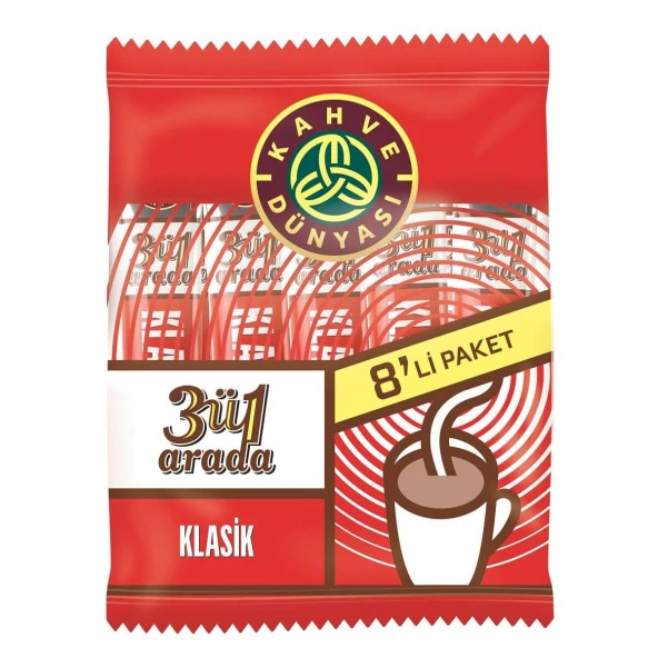 Kahve Dünyası Mix Karışık Poşet Kahve 8'li Paket x 24 Adet - 4