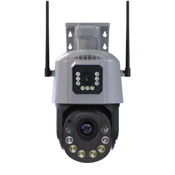 HM-10 3x3mp 4G Solar Panelli 7/24 Sürekli kayıt Gece Görüşlü Akıllı Kamera - 2