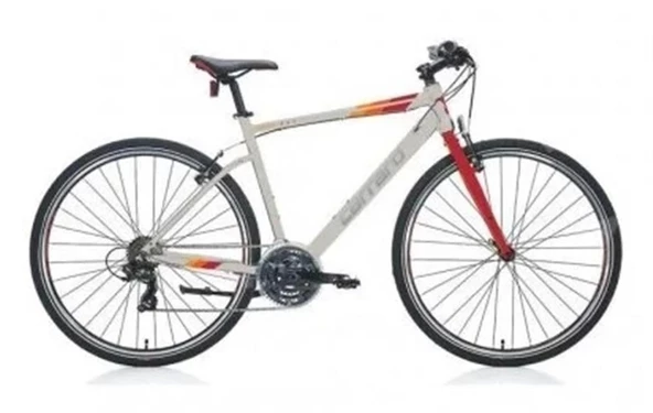 CARRARO SPORTIVE 321 ERKEK ŞEHİR BİSİKLETİ 520H V 28 JANT 21 VİTES MAT GRİ KIRMIZI TURUNCU