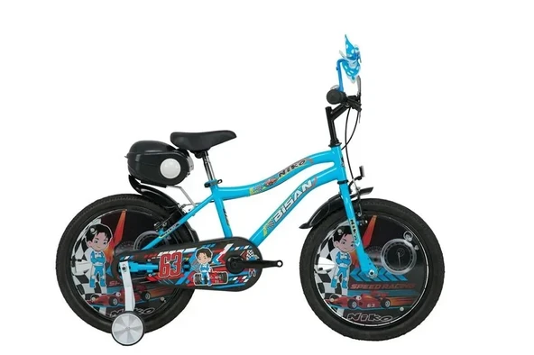 BİSAN NIKO ERKEK ÇOCUK BİSİKLETİ 30CM V 20 JANT AÇIK MAVİ SARI ürün görseli 1