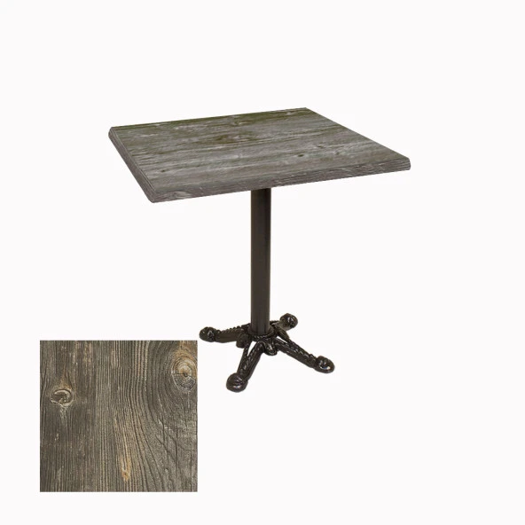 Çipa Werzalit Kare Masa ESB 60x60 - Old Pine ürün görseli