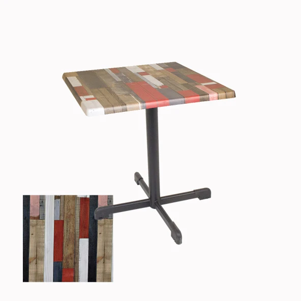 Halley Werzalit Kare ESB Mutfak Masası 60x60 - Red Wood ürün görseli