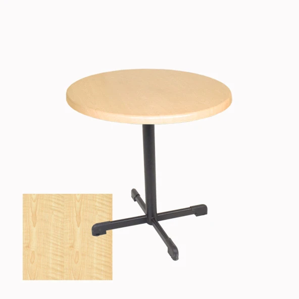 Halley Werzalit Yuvarlak ESB Mutfak Masası Q 80cm  - Akçaağaç ürün görseli