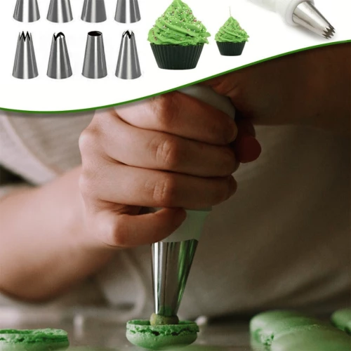 Periboia Krema Sıkma Seti 10 Parça - 5