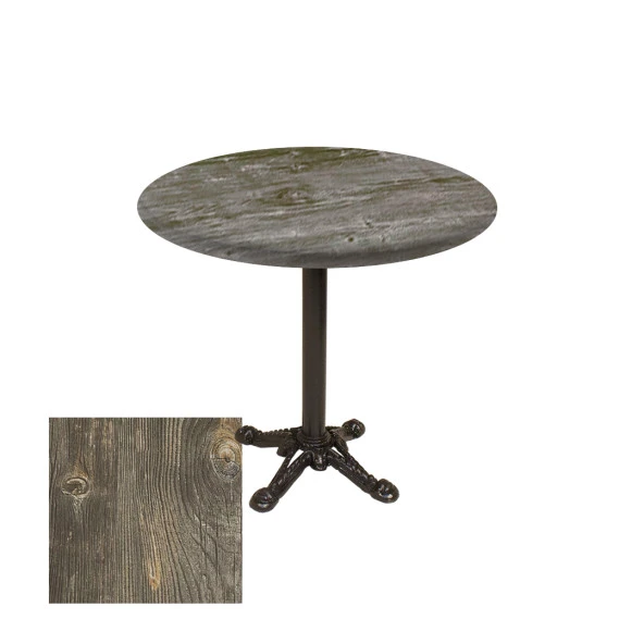 Çipa Werzalit Yuvarlak Masa Q 80cm ESB -Old Pine