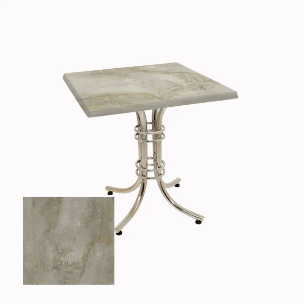 Buket Werzalit Kare Mutfak Masası 70X70 - Irony ürün görseli 1