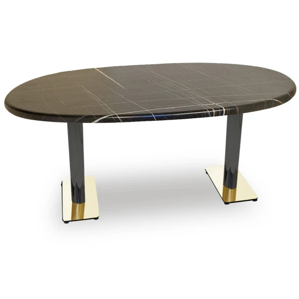 Karanfil Werzalit Gold Oval Masa 94x146 - Palazzo