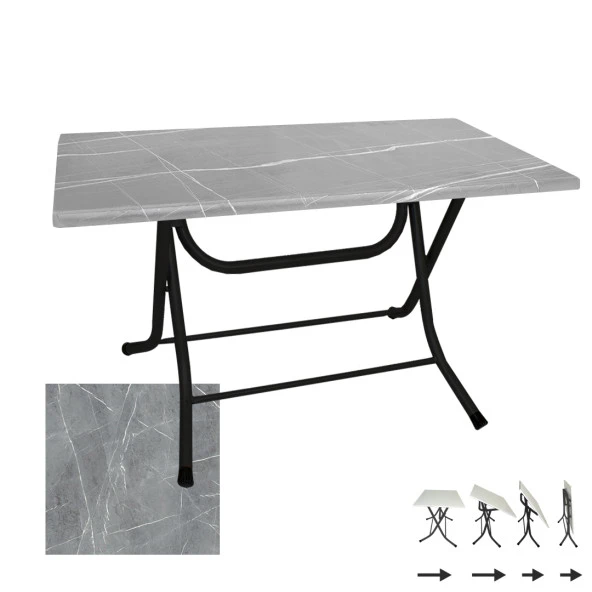 Klasik Katlanır Werzalit Tabla Masa (80x140) - Light Emperado ürün görseli 1