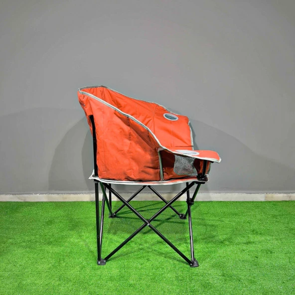 Argeus Nevgrande Comfort Katlanabilir Kamp Sandalyesi Turuncu - Resim 5